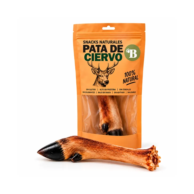 Pata de Ciervo con Pelo para Perros